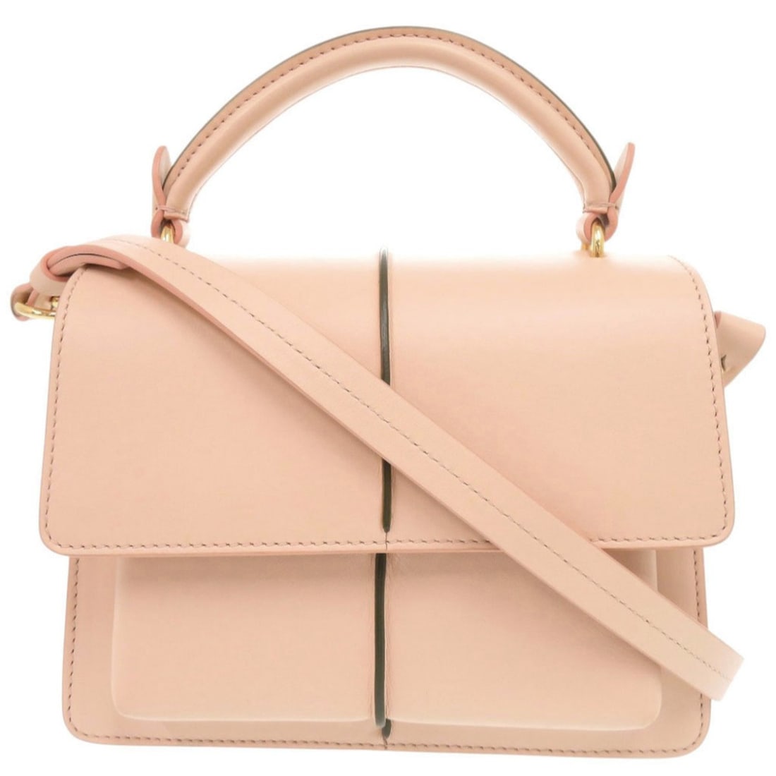 Marni Attache Bag, Leather, Pink, 2-Way Handbag/Shoulder 0293MARNI: --- Catalog ---Category: SizeSize (HxWxD): 15cm x 20cm x 8cm / 5.9'' x 7.87'' x 3.14''Strap Length: 109cm - 113cm / 42.91'' - 44.48''Handle Length: 22cm / 8.66''Category: DesignType: Handbag, Shoulder