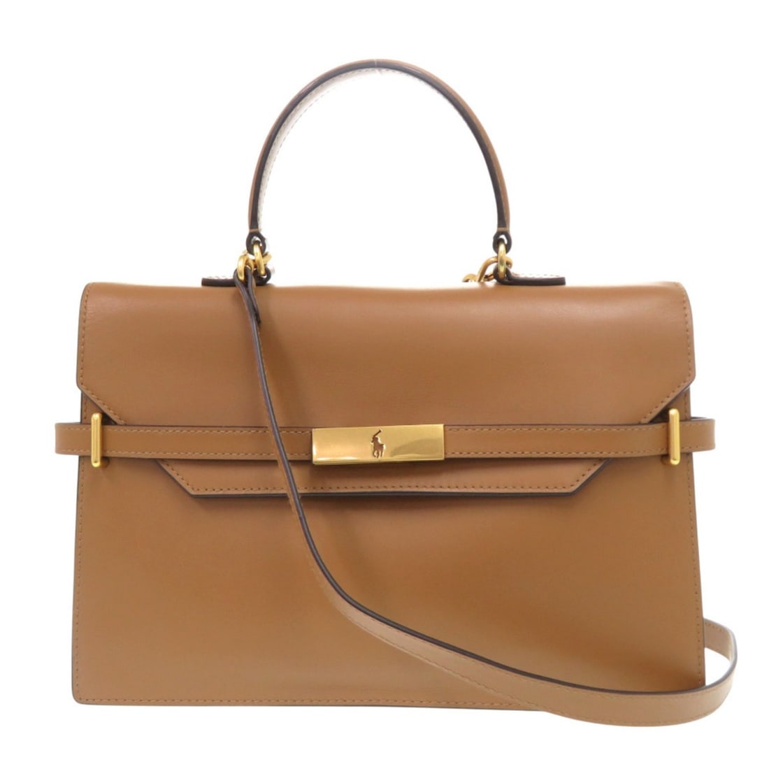Polo Ralph Lauren ID Leather Satchel, Brown Leather, 2-way Handbag/Shoulder Bag, 1223 POLO RALPH: --- Catalog ---Category: SizeSize (HxWxD): 20cm x 30cm x 6cm / 7.87'' x 11.81'' x 2.36''Strap Length: 87cm - 104cm / 34.25'' - 40.94''Handle Length: 26cm / 10.23''Category: DesignType: Handbag, Should