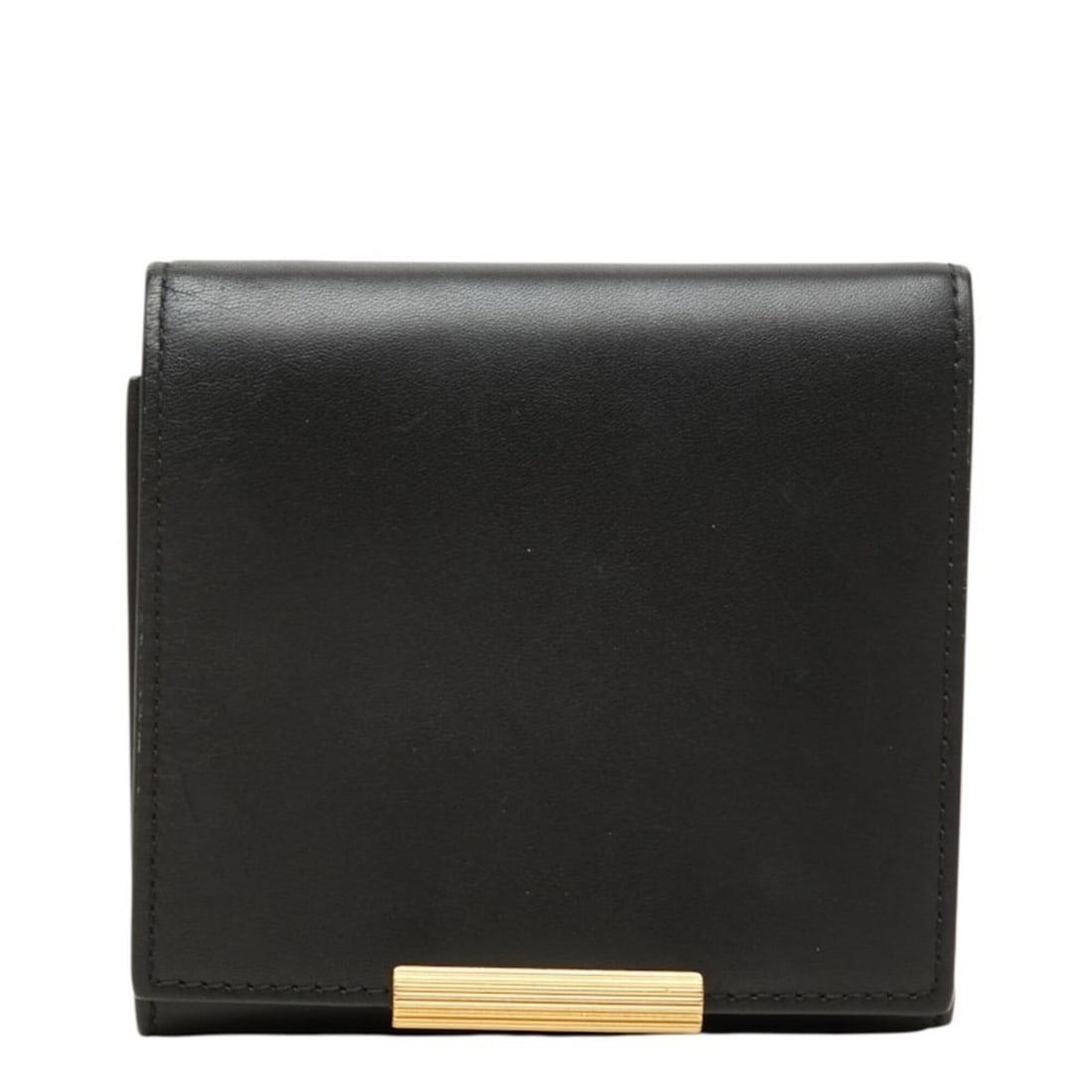 Bottega Veneta Vintage Tri-fold Wallet, Black Leather, Women's.: --- Catalog ---Category: SizeSize (HxWxD): 10.5cm x 10cm x 2cm / 4.13'' x 3.93'' x 0.78''Category: DesignType: Wallet (tri-fold)Color: BlackGender: WomenSeason: VintageMaterial: Leather Category: Gene