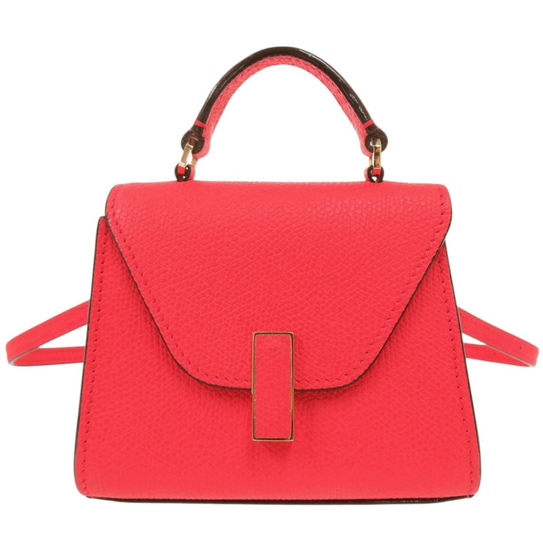 Valextra Iside Belt V3E61 028 Leather Red 2-Way Handbag 0187: --- Catalog ---Category: SizeSize (HxWxD): 9.5cm x 12cm x 5.5cm / 3.74'' x 4.72'' x 2.16''Category: DesignType: HandbagColor: Pink, Red colorGender: WomenMaterial: Leather Category: GeneralMPN: V3E61 