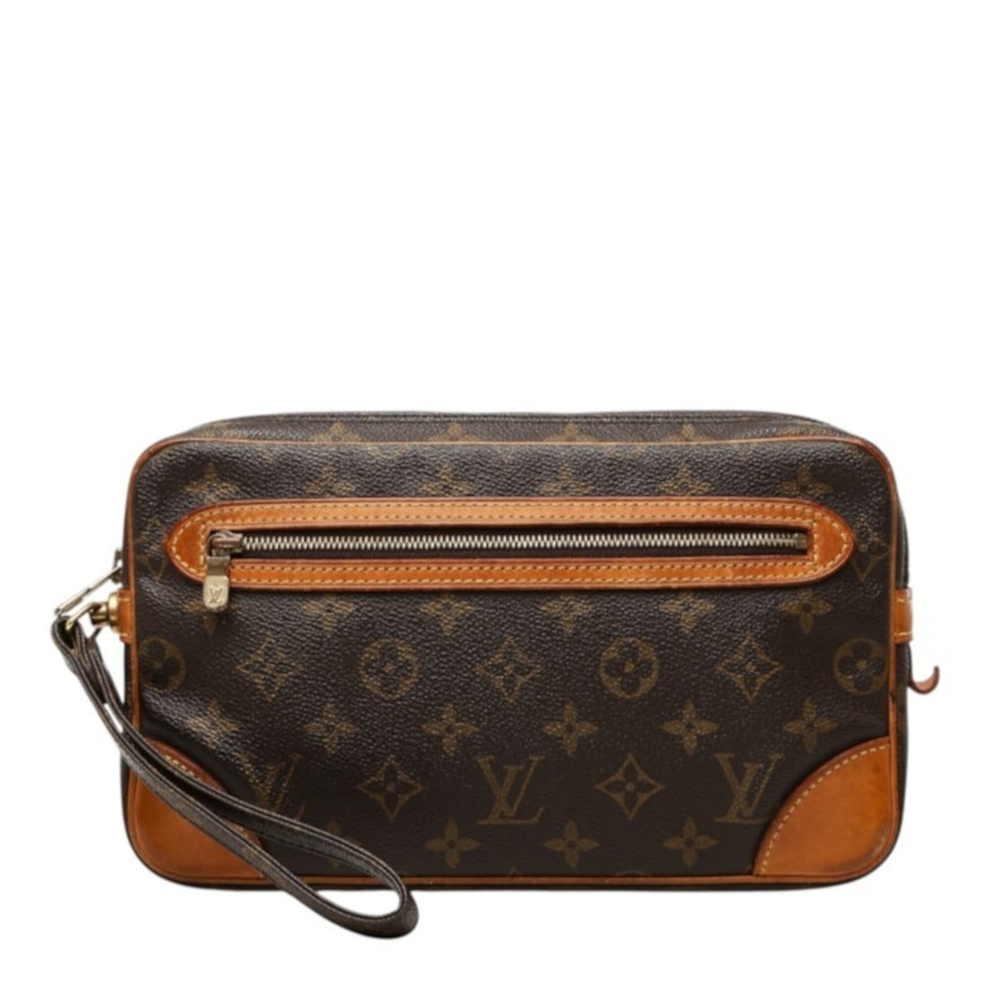 Louis Vuitton Monogram Marly Dragonne GM Second Bag Clutch M51825 Brown Leather Women's LOUIS (1 of 13)