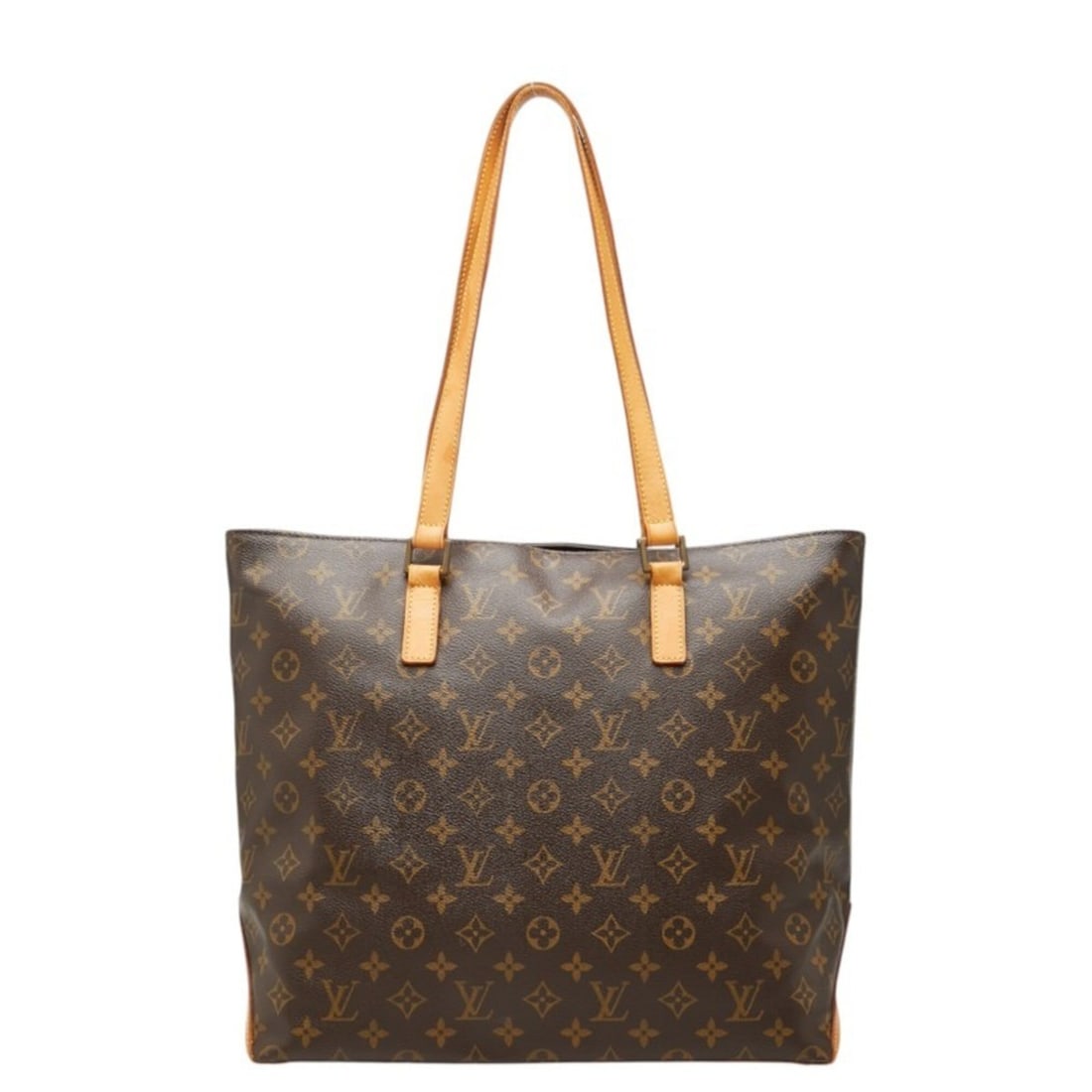 Louis Vuitton Monogram Cabas Mezzo Tote Bag Shoulder M51151 Brown Leather Women's LOUIS VUITTON: --- Catalog ---Category: SizeHandle Drop: 26.50cm / 10.43''Size (HxWxD): 30.5cm x 35cm x 16cm / 12'' x 13.77'' x 6.29''Category: DesignType: Shoulder bag, Tote bagColor: BrownGender: WomenClosure: Zip
