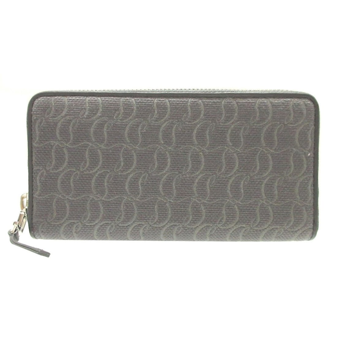 Christian Louboutin Panettone 1245220 Jacquard Gray Men's Round Zip Long Wallet 1296: --- Catalog ---Category: SizeSize (HxWxD): 10.5cm x 19.5cm x 2cm / 4.13'' x 7.67'' x 0.78''Category: DesignType: Long wallet (bi-fold)Color: GrayGender: MenMaterial: Canvas , Jacquard Category: Genera