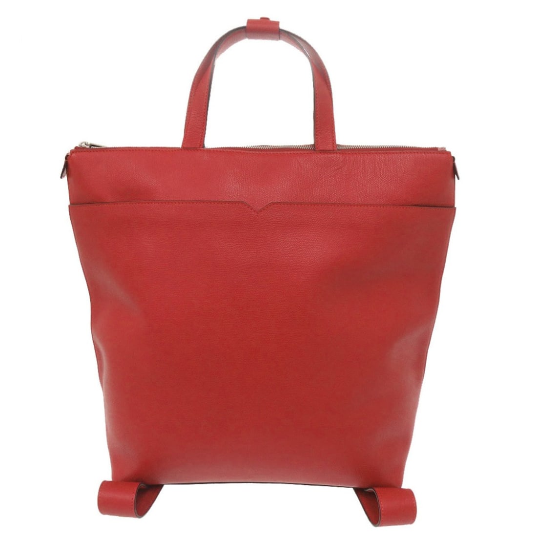 Valextra Leather Red 2-Way Backpack Daypack Tote Bag 0592Valextra: --- Catalog ---Category: SizeSize (HxWxD): 37.5cm x 42cm x 14.5cm / 14.76'' x 16.53'' x 5.7''Category: DesignType: Tote bagColor: Red colorGender: WomenMaterial: Leather Category: GeneralBrand: Valext