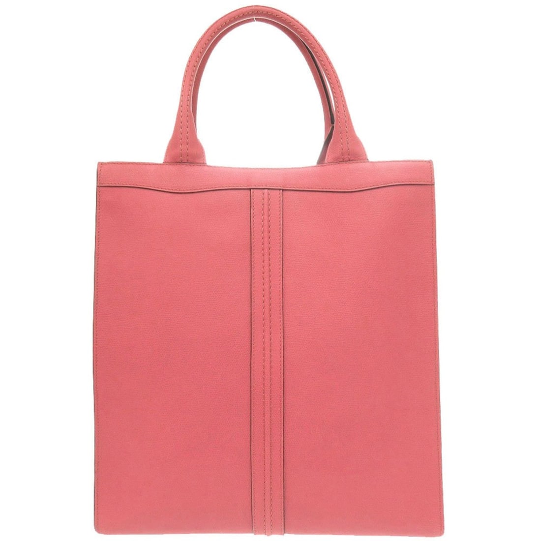 Valextra Punch Leather Pink Tote Bag 0260: --- Catalog ---Category: SizeSize (HxWxD): 36cm x 32.5cm x 13cm / 14.17'' x 12.79'' x 5.11''Category: DesignType: Tote bagColor: PinkGender: WomenMaterial: Leather Category: GeneralBrand: ValextraCoun