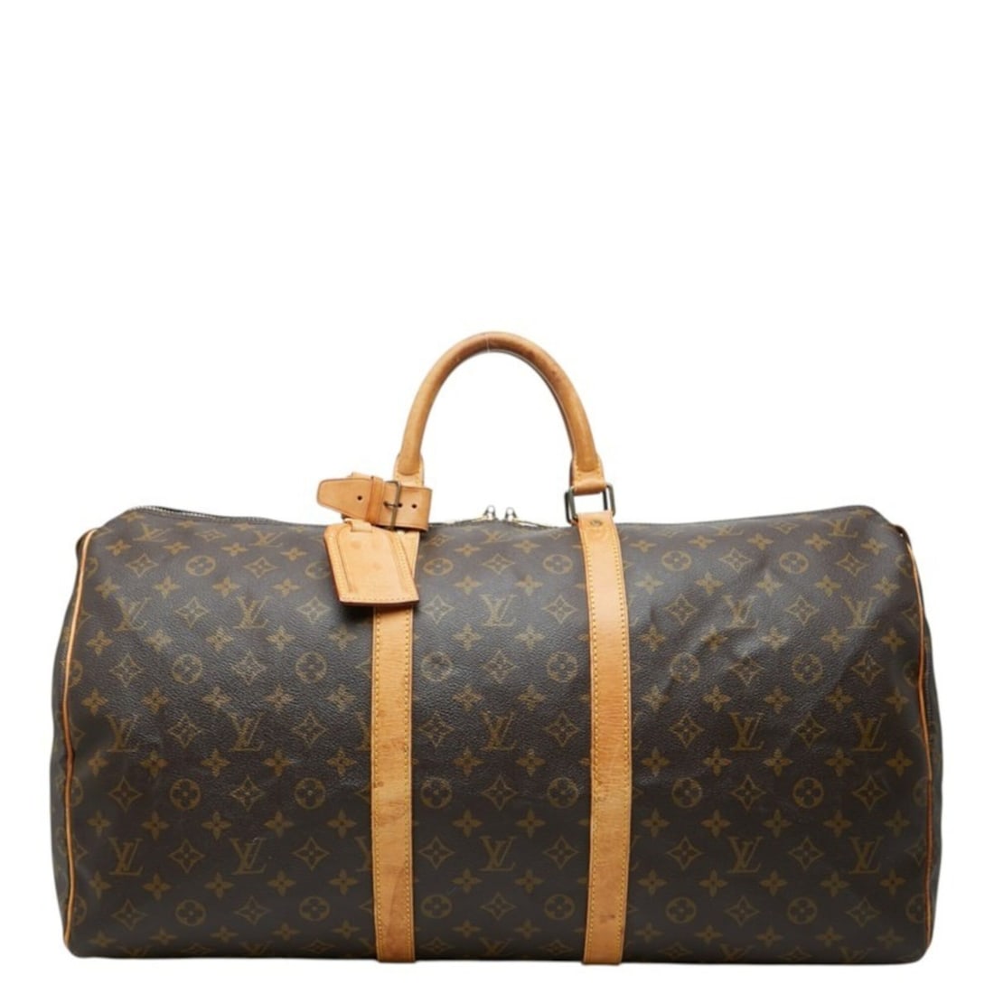 Louis Vuitton Monogram Keepall 55 Boston Bag Travel M41424 Brown Leather Women's LOUIS VUITTON: --- Catalog ---Category: SizeSize (HxWxD): 28cm x 55cm x 25cm / 11.02'' x 21.65'' x 9.84''Category: DesignType: Boston bagColor: BrownGender: WomenMaterial: PVC , Leather Category: GeneralBrand: Louis