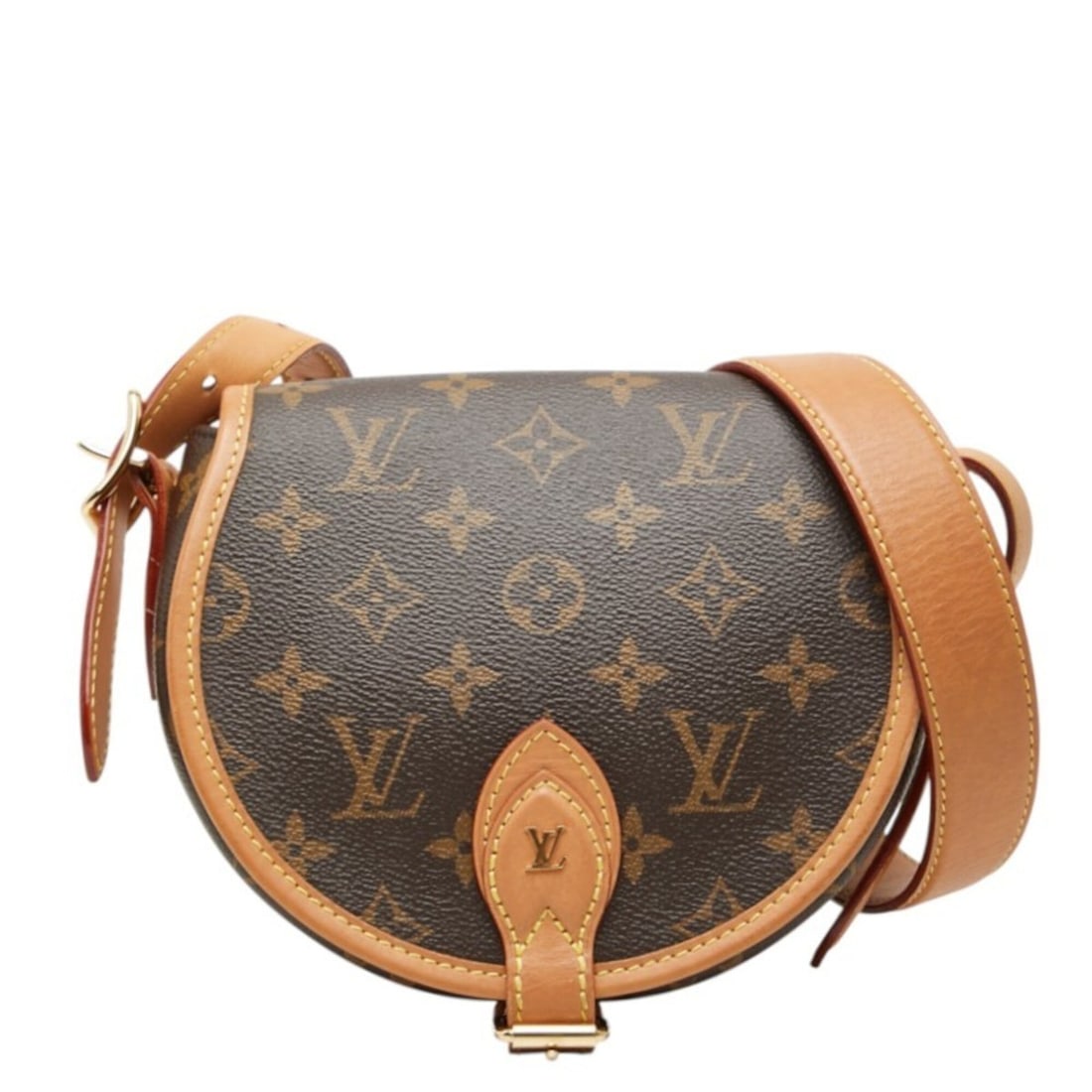 Louis Vuitton Monogram Tambourin Crossbody Shoulder Bag M44860 Brown Leather Women's LOUIS VUITTON: --- Catalog ---Category: SizeSize (HxWxD): 16.5cm x 17.5cm x 8cm / 6.49'' x 6.88'' x 3.14''Category: DesignType: Shoulder bagColor: BrownGender: WomenMaterial: PVC , Leather Category: GeneralBrand: Lo