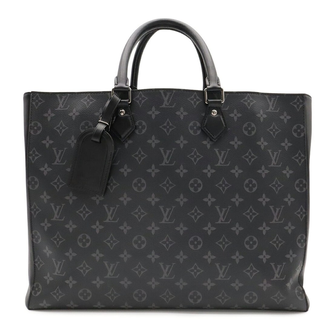 LOUIS VUITTON Louis Vuitton Monogram Eclipse Grand Sac Tote Bag Large Handbag M44733 (1 of 15)