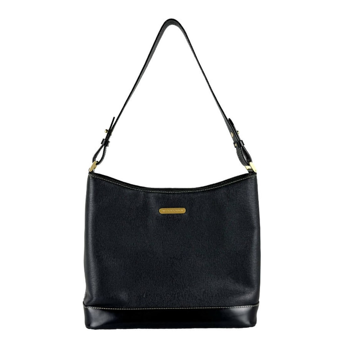 Burberry BURBERRY Shoulder Bag Leather Black Women's z10846: --- Catalog ---Category: SizeSize (HxWxD): 22cm x 30cm x 10cm / 8.66'' x 11.81'' x 3.93''Category: DesignType: Shoulder bagColor: BlackGender: WomenMaterial: Leather Category: GeneralBrand: Burberry--