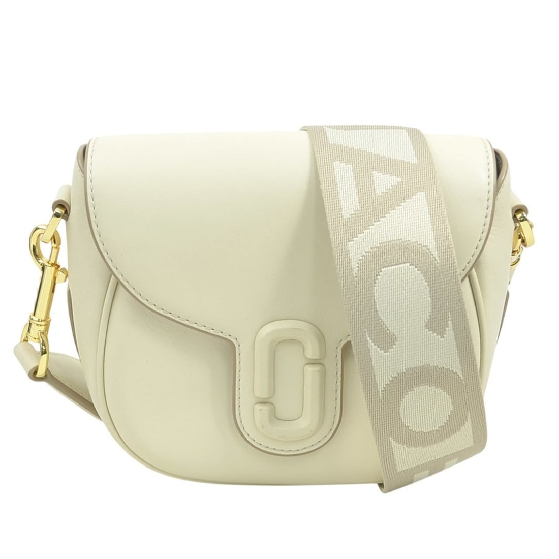 Marc Jacobs MARC JACOBS Shoulder Bag The Leather Covered J Mark Small Saddle Ivory Women's r11401j: --- Catalog ---Category: SizeSize (HxWxD): 17cm x 21cm x 8cm / 6.69'' x 8.26'' x 3.14''Category: DesignType: Saddle bag, Shoulder bagColor: IvoryGender: WomenMaterial: Leather Category: GeneralBrand: 