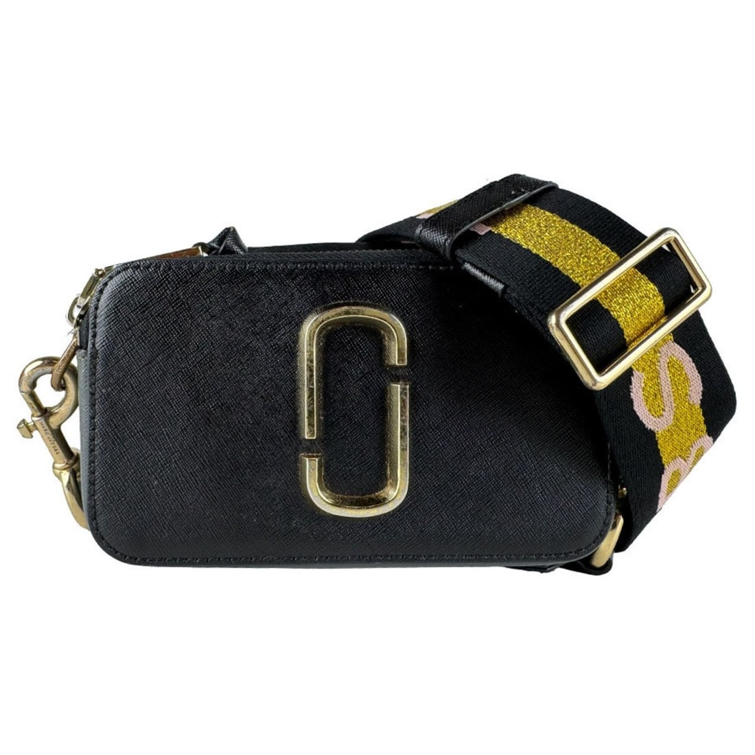 Marc Jacobs Snapshot Shoulder Bag, Coated Canvas, Black, Ivory, Gray, Women's, z10929: --- Catalog ---Category: SizeSize (HxWxD): 10cm x 18cm x 6cm / 3.93'' x 7.08'' x 2.36''Category: DesignType: Shoulder bagColor: Black, Gray, IvoryGender: WomenMaterial: Coated canvas Category: General