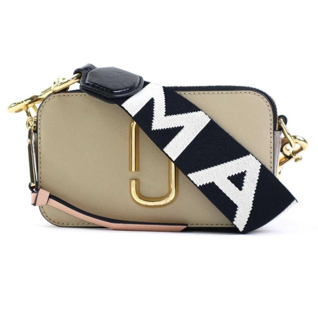 Marc Jacobs Snapshot Shoulder Bag, Coated Canvas, Beige, Gray, Pink, Women's (r11378i): --- Catalog ---Category: SizeSize (HxWxD): 10.5cm x 18cm x 5.5cm / 4.13'' x 7.08'' x 2.16''Category: DesignType: Shoulder bagColor: Beige, Gray, PinkGender: WomenMaterial: Coated canvas Category: Gene