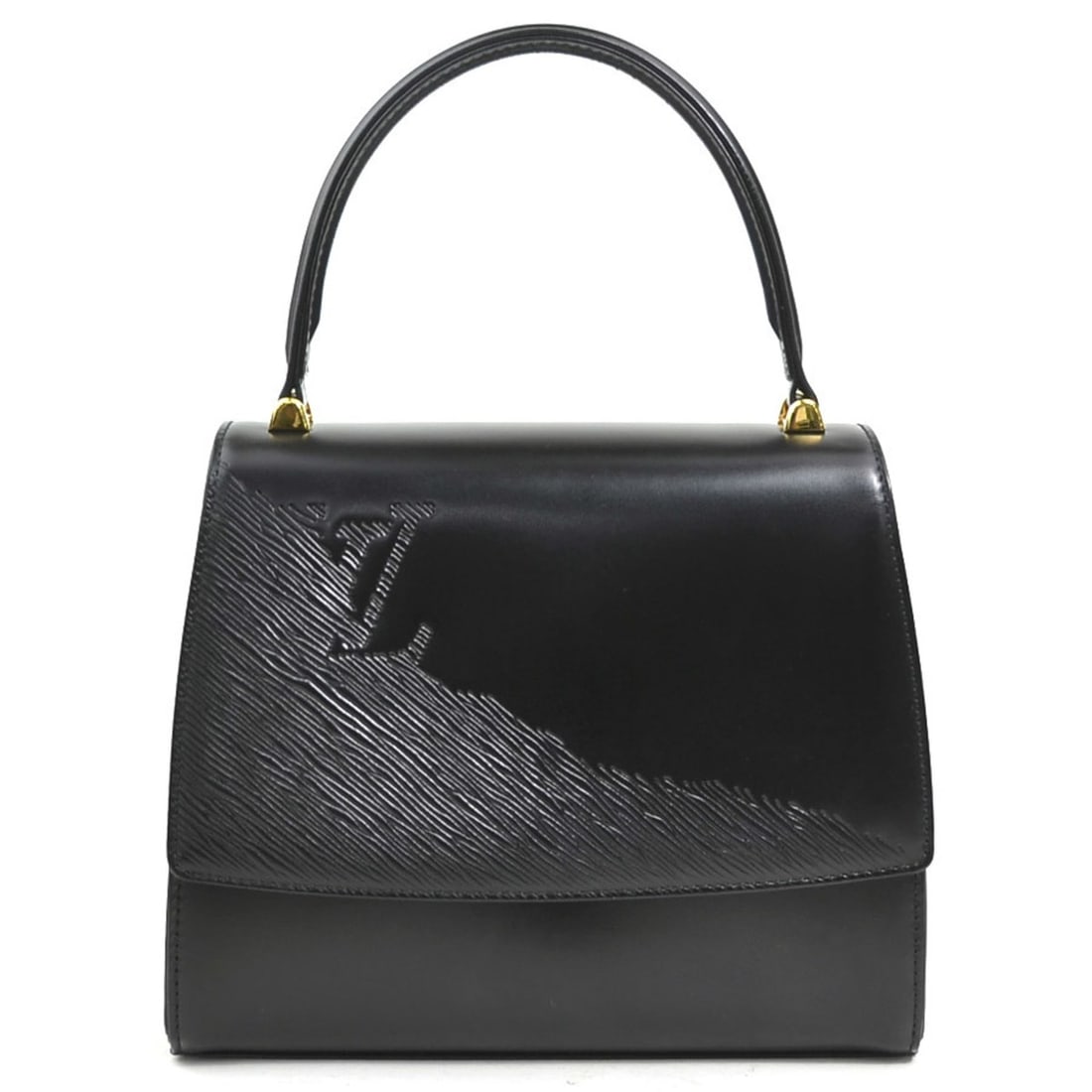 Louis Vuitton LOUIS VUITTON Opera Line Athens Leather Handbag, Black Gold, Women's, M63902 e62205k: --- Catalog ---Category: SizeSize (HxWxD): 18.5cm x 22cm x 6.5cm / 7.28'' x 8.66'' x 2.55''Category: DesignType: HandbagColor: BlackGender: WomenMaterial: Leather Category: GeneralMPN: M63902Brand: Lo