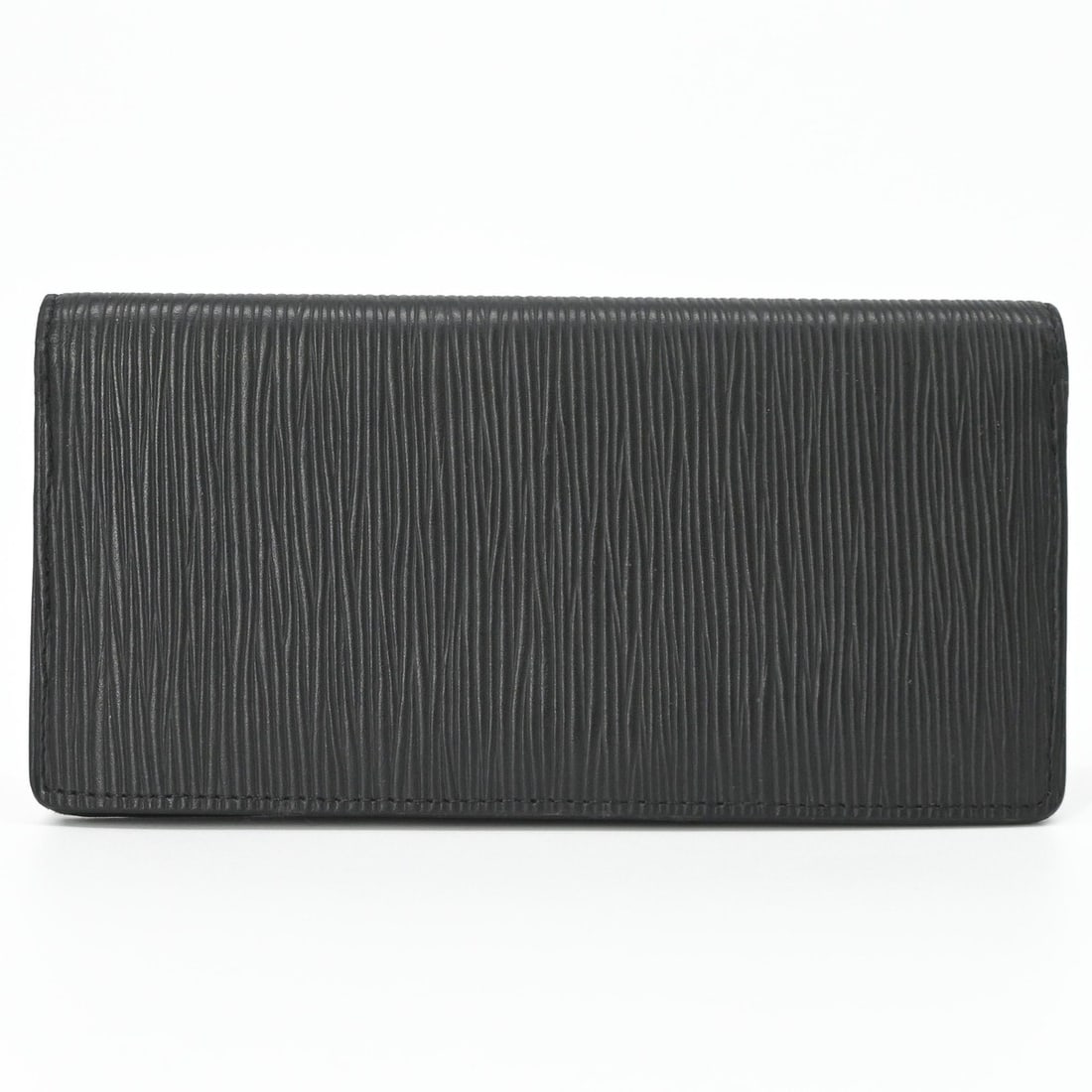 LOUIS VUITTON Epi Portefeuille Brazza Bi-fold Long Wallet, Noir Black, Men's M60622 (1 of 18)
