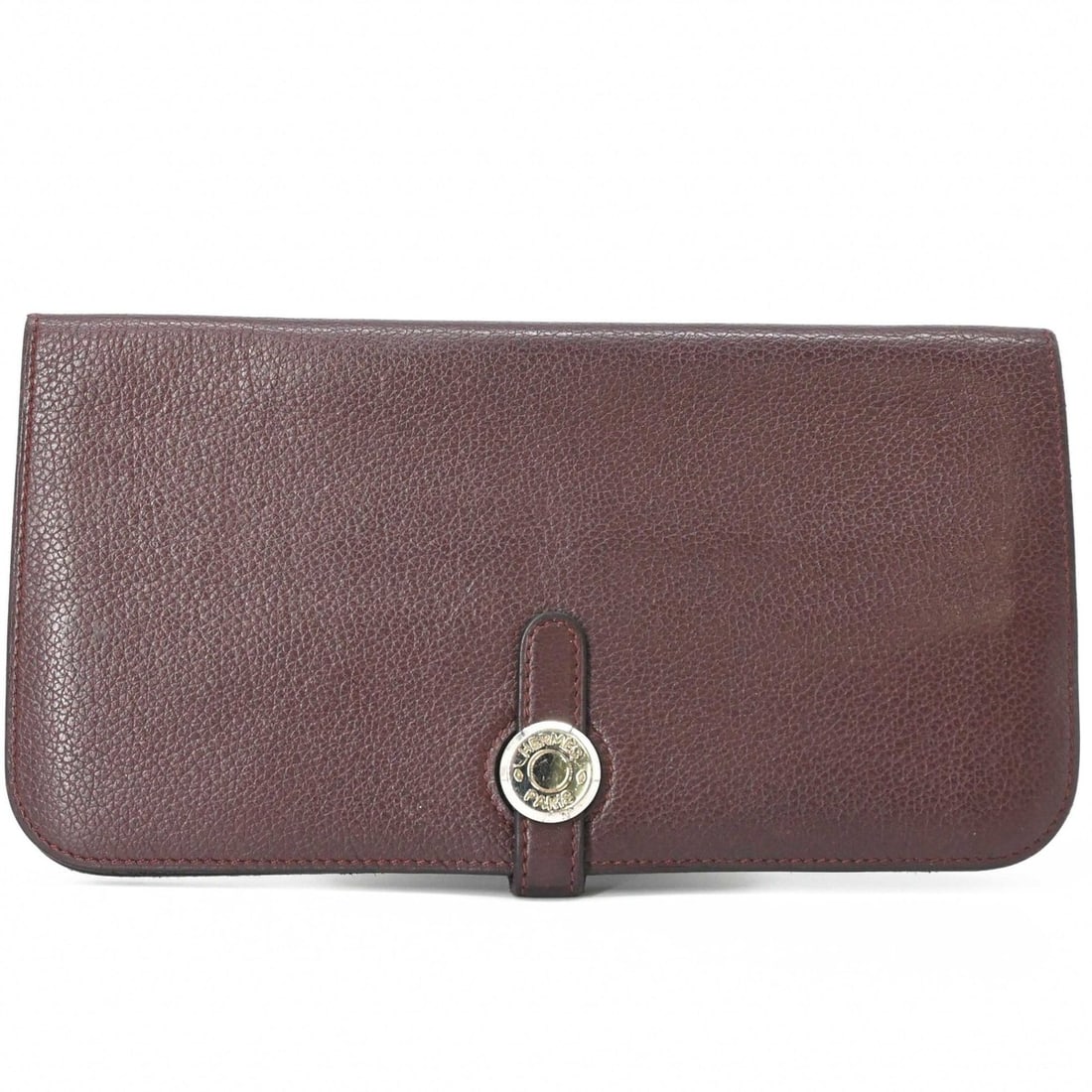 HERMES Dogon Long Wallet, Taurillon Clemence Leather, Brown, Women's, Silver Hardware, ?R Stamp: --- Catalog ---Category: SizeSize (HxWxD): 11cm x 20cm x 1cm / 4.33'' x 7.87'' x 0.39''Category: DesignType: Bill wallet (bi-fold)Color: BrownGender: Women,MenMaterial: Taurillon clemence leather Inne
