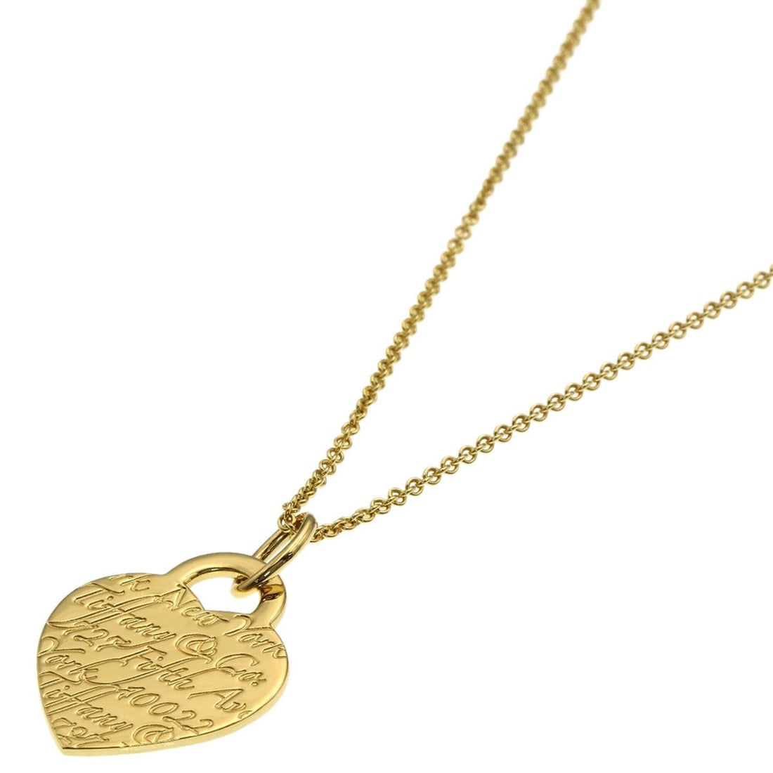 Tiffany & Co. Notes Heart Necklace, 18K Yellow Gold, Women's.: --- Catalog ---Category: SizeNeck Circumference: 45 cm / 17.71''Category: DesignGender: WomenMaterial: Yellow gold (18K)Necklace Type: NecklaceCategory: GeneralBrand: Tiffany--- Item List ---Section: 