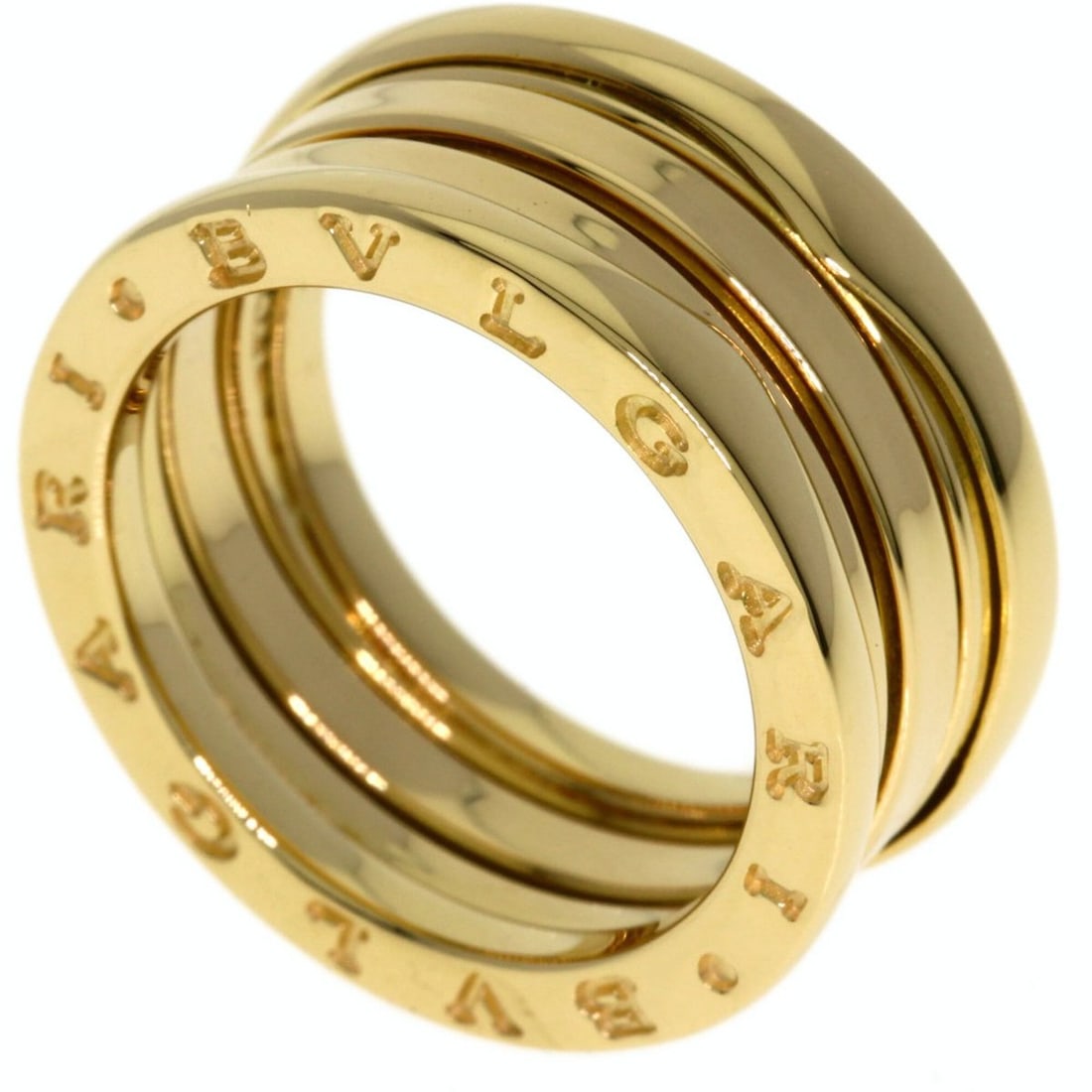 BVLGARI B-zero1 3-band ring #53, 18K yellow gold, women's.: --- Catalog ---Category: SizeJP Size: 13US Size: 6.5Category: DesignType: Band ringGender: WomenMaterial: Yellow gold (18K)Category: GeneralBrand: Bvlgari--- Item List ---Section: ConditionRanking: Ra