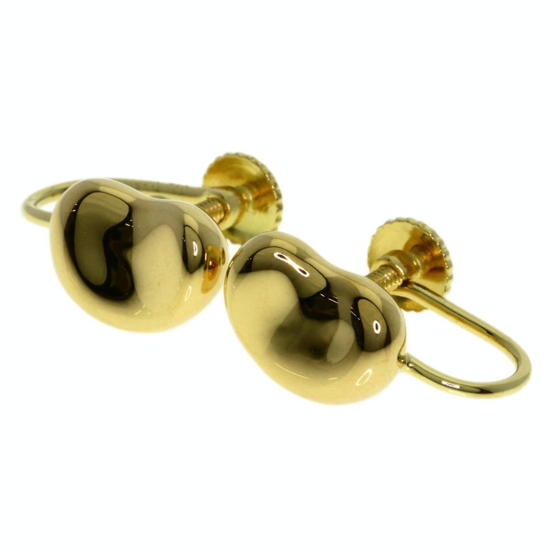 Tiffany Bean Earrings, 18K Yellow Gold, Women's, TIFFANY&Co.: --- Catalog ---Category: DesignType: Clip earringsGender: WomenMaterial: Yellow gold (18K)Category: GeneralBrand: Tiffany--- Item List ---Section: ConditionRanking: Rank SA Used - Hardly any traces of