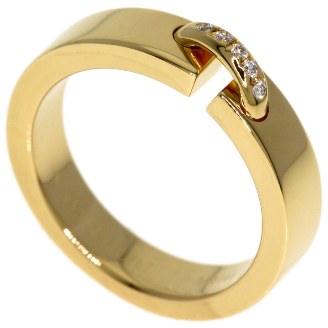 Chaumet Liens Evidence Diamond Ring #46, 18K Yellow Gold, Women's: --- Catalog ---Category: SizeJP Size: 6US Size: 3..5Category: DesignType: Band ringGender: WomenMaterial: Yellow gold (18K)Category: GeneralBrand: Chaumet--- Item List ---Section: ConditionRanking: Ra