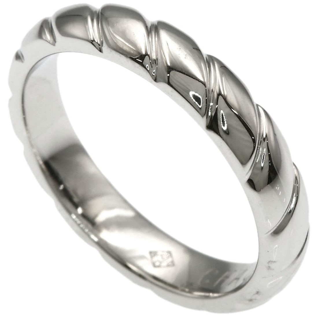 Chaumet Torsade Ring, Platinum PT950, Women's Ring: --- Catalog ---Category: SizeJP Size: 11.5US Size: 6Category: DesignType: Band ringGender: WomenMaterial: Platinum 950Category: GeneralBrand: Chaumet--- Item List ---Section: ConditionRanking: Rank SA