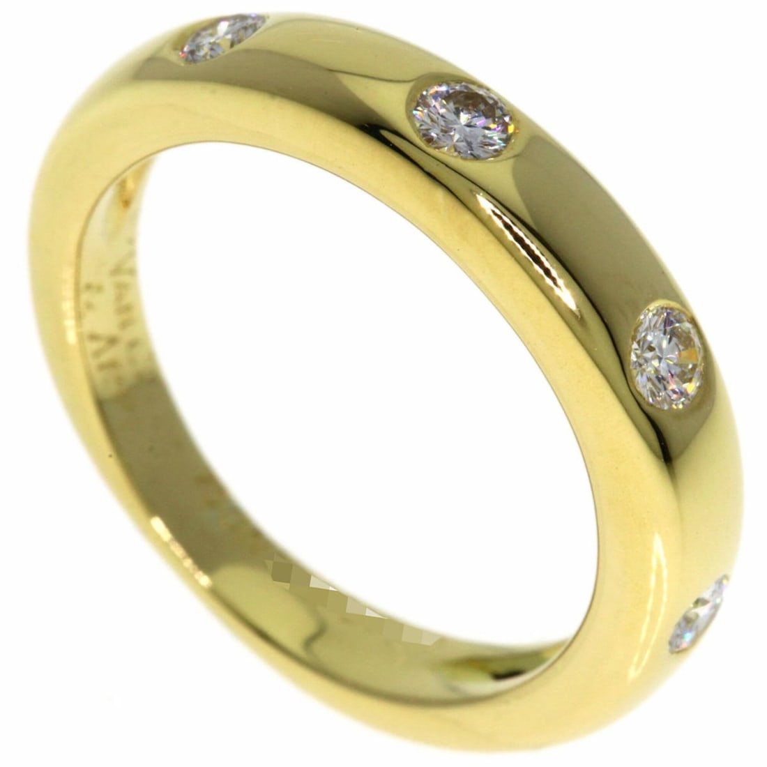 Van Cleef & Arpels Tendrement Etoile 4P Diamond Ring, 18K Yellow Gold, Women's. (1 of 12)
