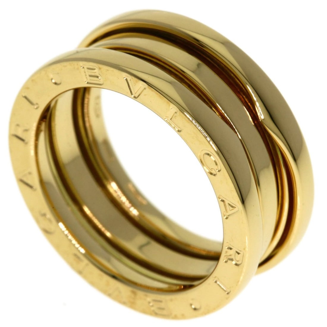 BVLGARI B-zero1 2-band ring #51, 18K yellow gold, women's.: --- Catalog ---Category: SizeJP Size: 11US Size: 6Category: DesignType: Band ringColor: YellowGender: WomenMaterial: Yellow gold (18K)Category: GeneralBrand: Bvlgari--- Item List ---Section: Condition