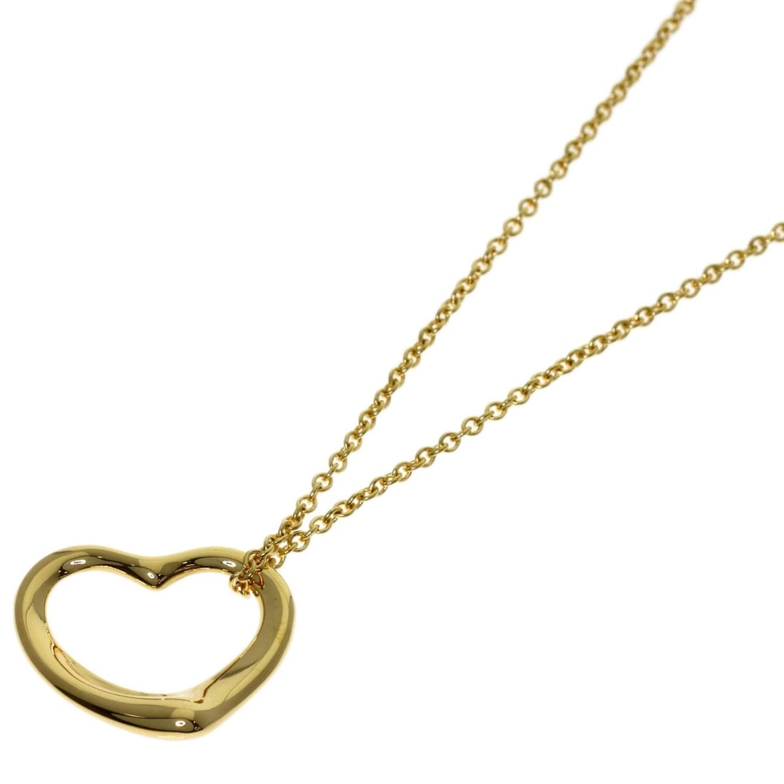 Tiffany & Co. Open Heart Necklace, 18K Yellow Gold, Women's.: --- Catalog ---Category: SizeNeck Circumference: 40.5 cm / 15.94''Category: DesignGender: WomenMaterial: Yellow gold (18K)Necklace Type: NecklaceCategory: GeneralBrand: Tiffany--- Item List ---Section