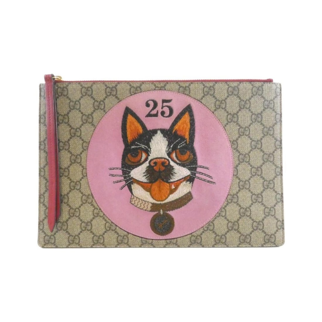 Gucci 506280 handbag: --- Catalog ---Category: SizeSize (HxWxD): 20cm x 30cm x 5.00mm / 7.87'' x 11.81'' x 0.19''Category: DesignType: HandbagColor: Beige, Red colorGender: WomenMaterial: GG Supreme Hardware Color: