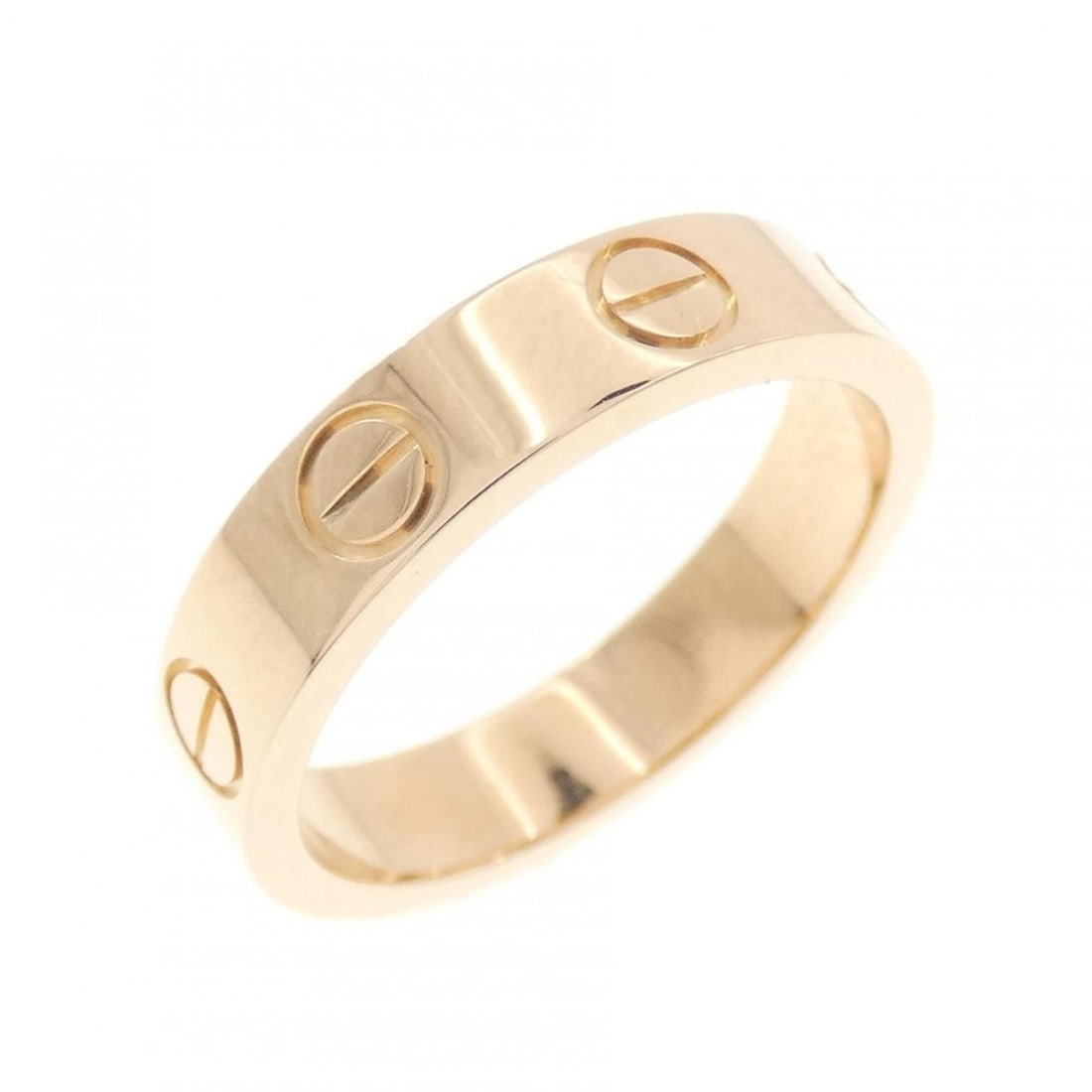 Cartier Mini Love Ring: --- Catalog ---Category: SizeUS Size: 3.5Brand Size: 46Category: DesignType: Band ringGender: WomenMaterial: Pink gold (18K)Category: GeneralMPN: B4085000Brand: Cartier--- Item List ---Section: