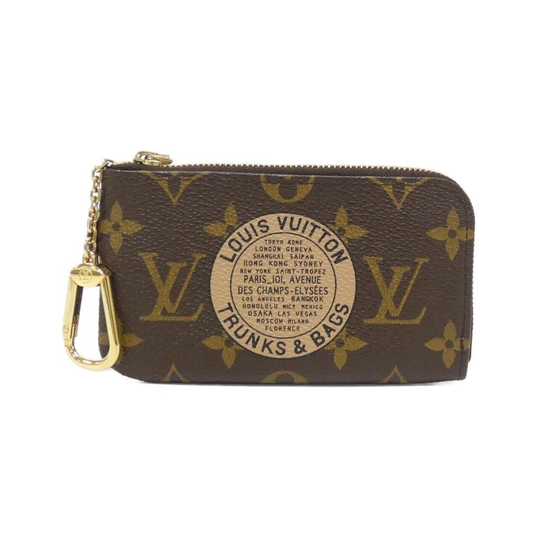 Louis Vuitton Monogram (T&B) Pochette Clé M58025 Coin & Key Case: --- Catalog ---Category: SizeSize (HxWxD): 8cm x 14cm x 1cm / 3.14'' x 5.51'' x 0.39''Category: DesignType: Coin purse/coin caseColor: BrownGender: Women,MenMaterial: Coated canvas Category: GeneralMP