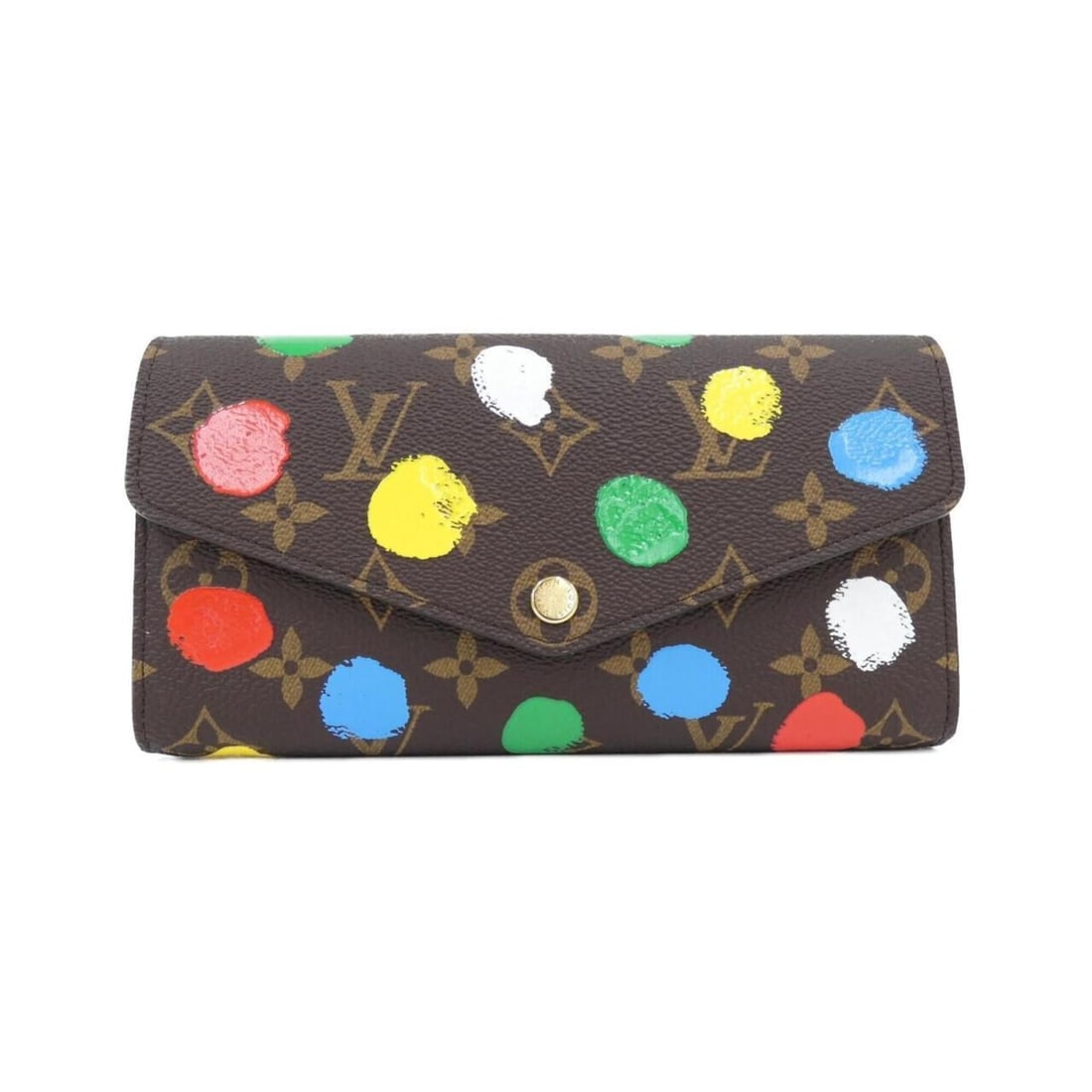 Louis Vuitton Monogram (LV X YK) Portefeuille Sarah M81980 Wallet (1 of 13)