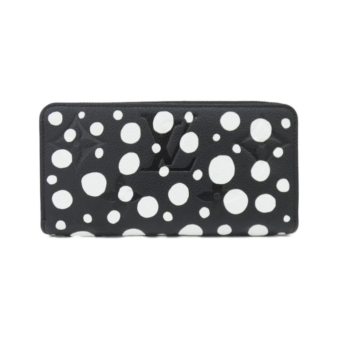 Louis Vuitton Monogram Empreinte (LV X YK) Zippy Wallet M81906: --- Catalog ---Category: SizeSize (HxWxD): 10cm x 19cm x 2cm / 3.93'' x 7.48'' x 0.78''Category: DesignType: Long wallet (bi-fold)Color: BlackGender: Women,MenMaterial: Leather Leather/Fur Type:
