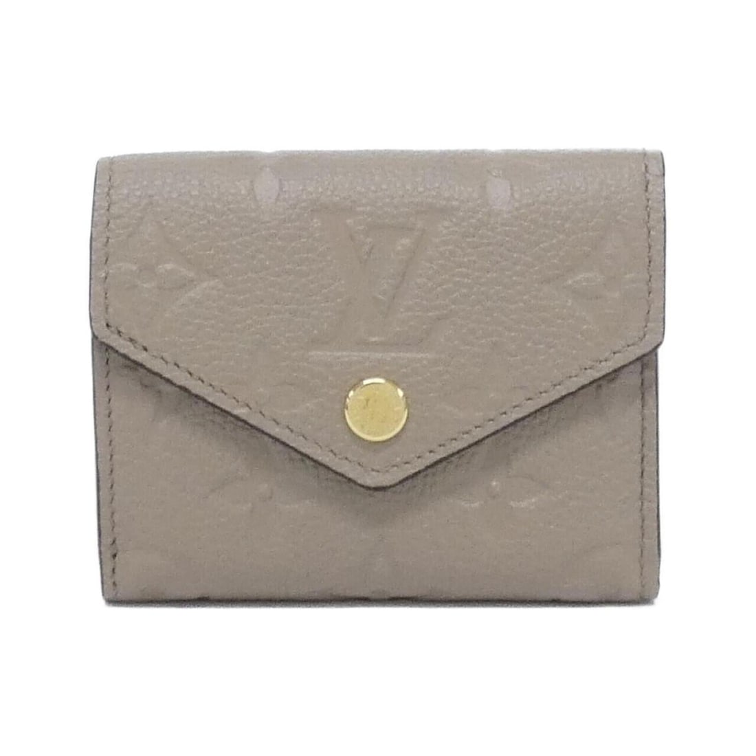 Louis Vuitton Monogram Empreinte Portefeuille Zoe M69800 Wallet: --- Catalog ---Category: SizeSize (HxWxD): 8cm x 10cm x 2cm / 3.14'' x 3.93'' x 0.78''Category: DesignType: Wallet (tri-fold)Color: Beige, TourterelleGender: WomenMaterial: Leather Leather/Fur Type:
