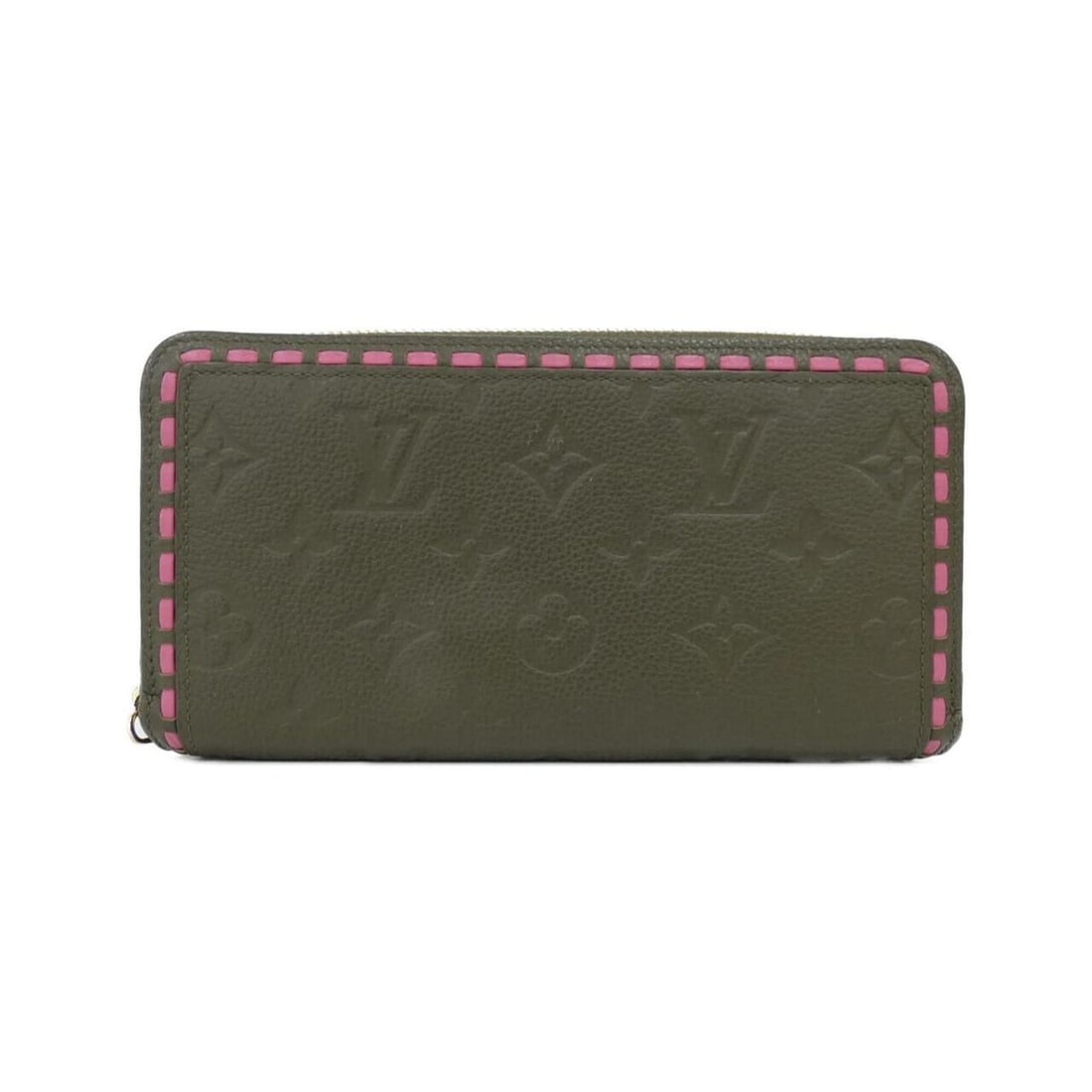 Louis Vuitton Monogram Empreinte Zippy Wallet M62451: --- Catalog ---Category: SizeSize (HxWxD): 11cm x 20cm x 2cm / 4.33'' x 7.87'' x 0.78''Category: DesignType: Long wallet (bi-fold)Color: Green, KhakiGender: Women,MenMaterial: Leather Leather/Fur