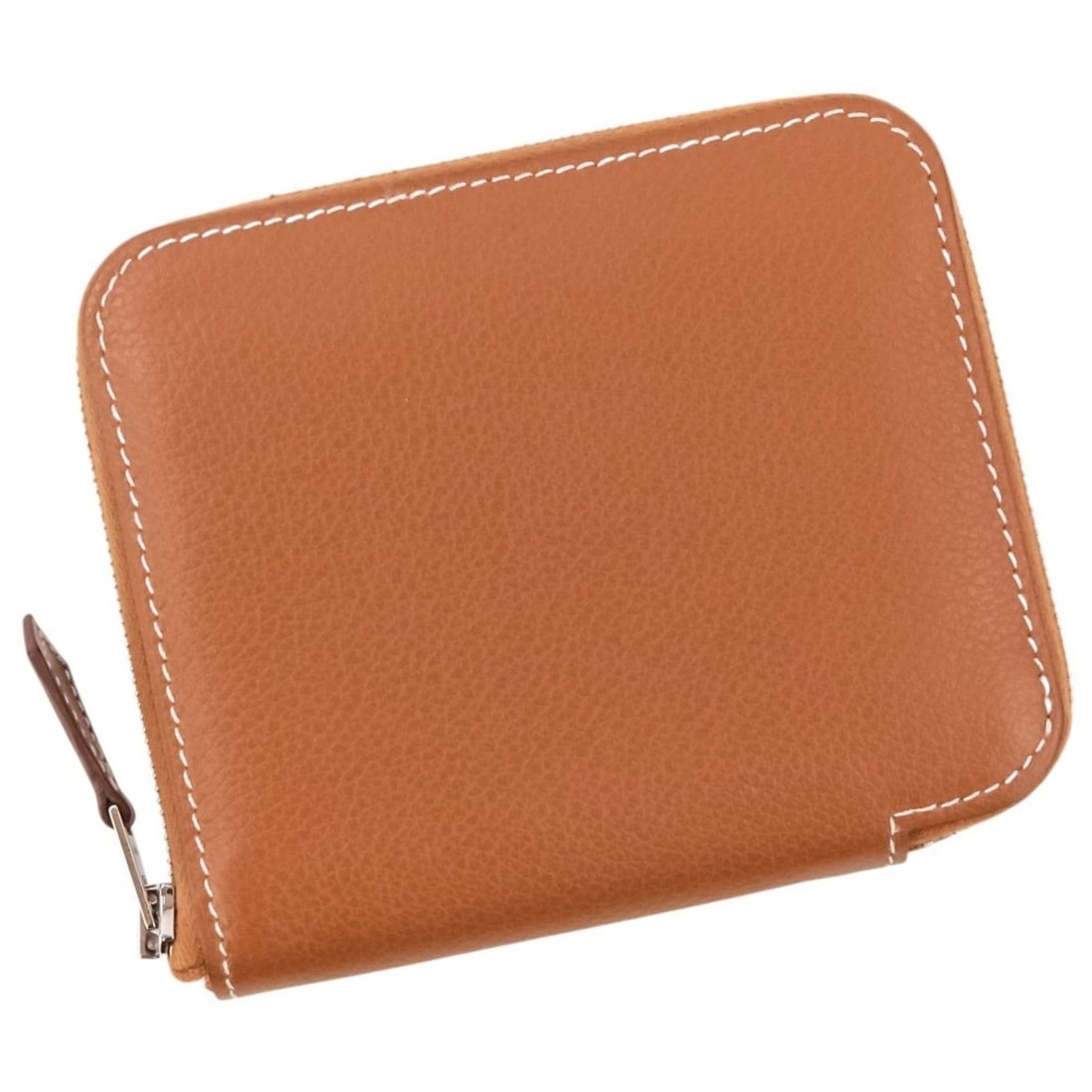 HERMES Azap Compact Silk In Evercolor Wallet Gold (Women's) (1 of 14)
