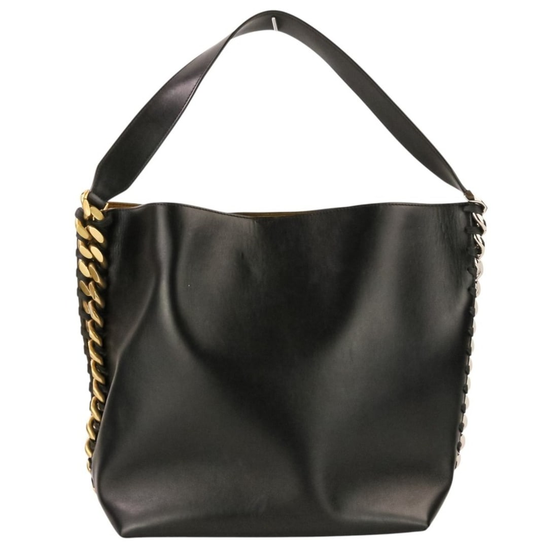 Stella McCartney Flame Tote Bag, One-Shoulder Large, 7B0011 W8839, Black, Women's: --- Catalog ---Category: SizeSize (HxWxD): 32cm x 42cm x 16cm / 12.59'' x 16.53'' x 6.29''Category: DesignType: Shoulder bag, Tote bagColor: BlackGender: WomenCategory: GeneralBrand: Stella McCartney-