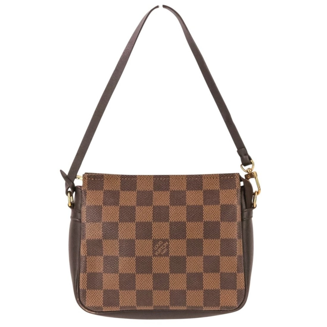 Louis Vuitton Trouse Makeup Damier Pochette Handbag Pouch N51982 Ebene Brown Women's: --- Catalog ---Category: SizeSize (HxWxD): 14cm x 16.5cm x 5.5cm / 5.51'' x 6.49'' x 2.16''Category: DesignType: Handbag, Pochette, PouchColor: Brown, Damier Canvas, EbeneGender: WomenCategory: Genera