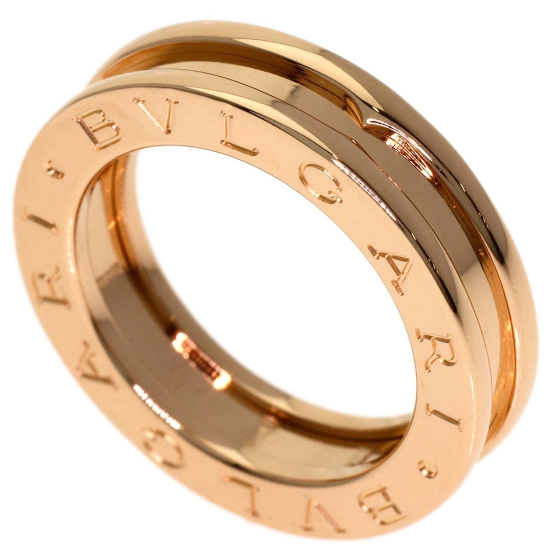 BVLGARI B-zero1 1-band XS #47 Ring, 18K Pink Gold, Women's.: --- Catalog ---Category: SizeJP Size: 7US Size: 4Category: DesignType: Band ringGender: WomenMaterial: Pink gold (18K)Category: GeneralBrand: Bvlgari--- Item List ---Section: ConditionRanking: Rank A 