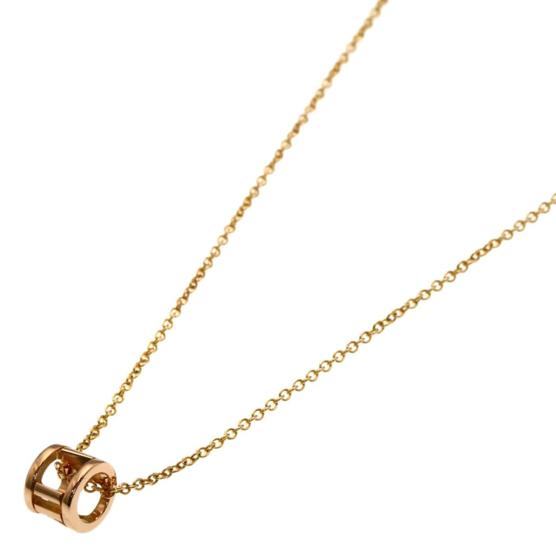 Tiffany & Co. Atlas Open Mini Necklace, 18K Pink Gold, Women's.: --- Catalog ---Category: SizePendant Size: 5.8mm x 4.7mm / 0.22'' x 0.18''Neck Circumference: 41.5 cm / 16.33''Category: DesignGender: WomenMaterial: Pink gold (18K)Necklace Type: NecklaceCategory: Ge