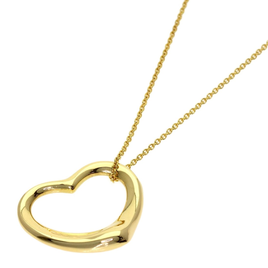 Tiffany & Co. Open Heart Necklace, 18K Yellow Gold, Women's. (1 of 13)