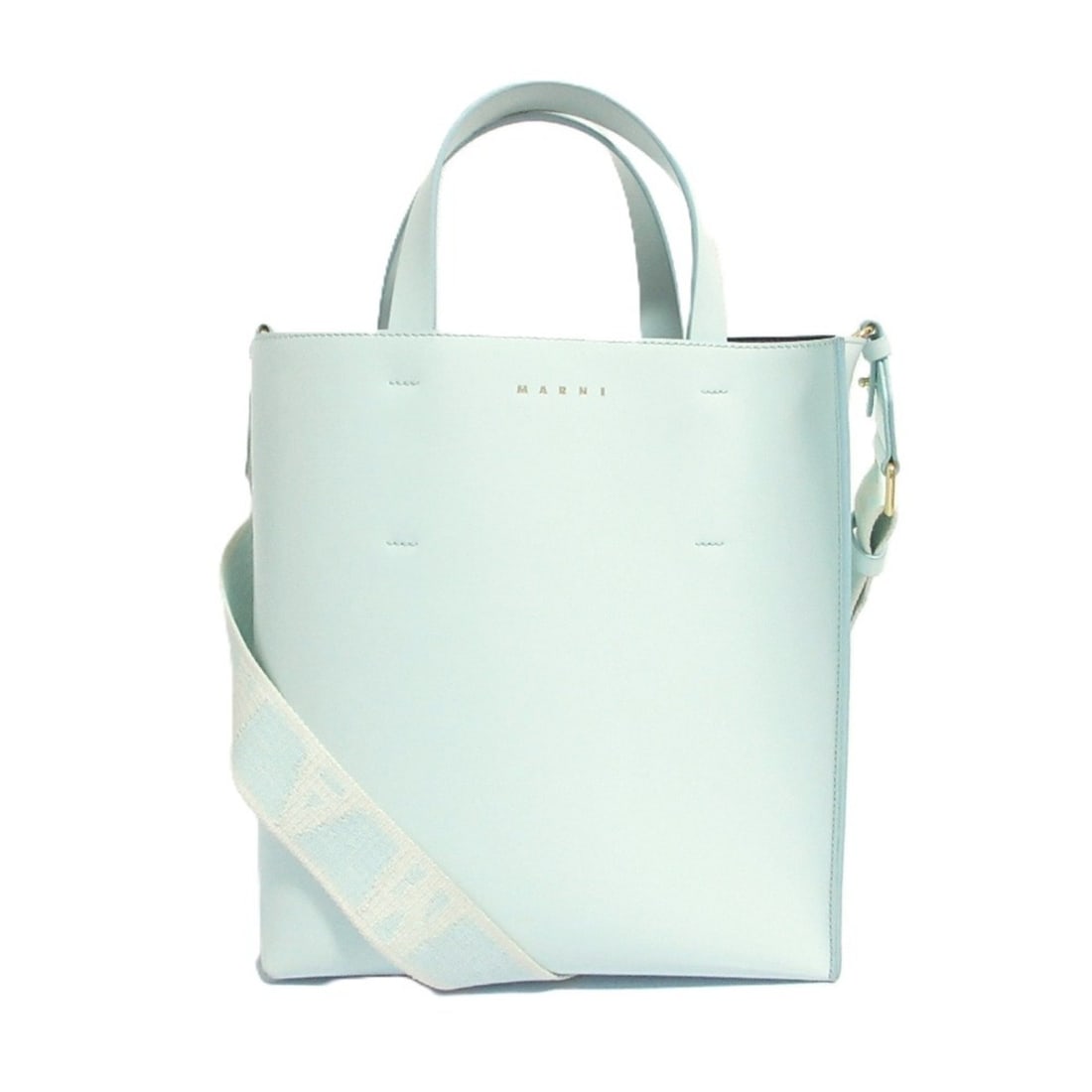 24SS MARNI Museo 2-way Shoulder Bag SHMPV01TU0 Light Blue Women's: --- Catalog ---Category: SizeSize (HxWxD): 27.5cm x 25cm x 11cm / 10.82'' x 9.84'' x 4.33''Category: DesignType: Shoulder bagColor: Light blue, YellowGender: WomenMaterial: Leather Category: GeneralBr