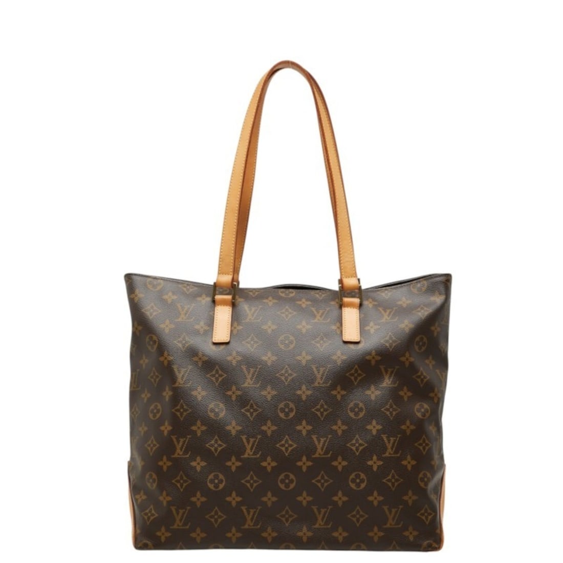 Louis Vuitton Monogram Cabas Mezzo Shoulder Bag Tote M51151 Brown Leather Women's LOUIS VUITTON (1 of 13)