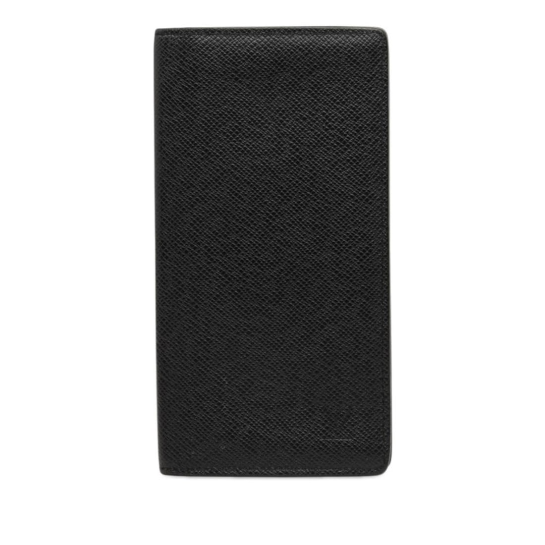 Louis Vuitton Taiga Portefeuille Long Wallet M33402 Noir Black Leather Men's LOUIS VUITTON (1 of 15)