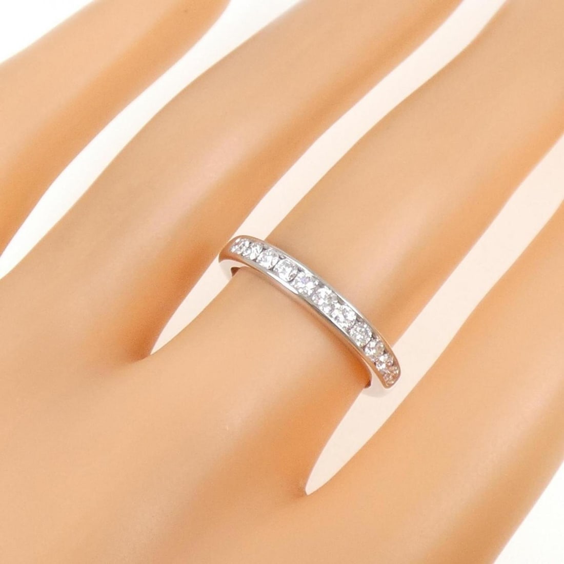 Tiffany Half Circle Channel Setting Ring - 5