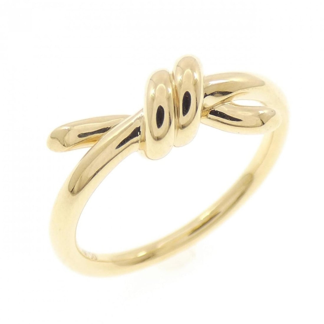 Tiffany Knot Ring: --- Catalog ---Category: SizeJP Size: 8.0US Size: 4.5Category: DesignType: Band ringGender: WomenMaterial: Yellow gold (18K)Category: GeneralBrand: Tiffany--- Item List ---Section: ConditionRanking: R