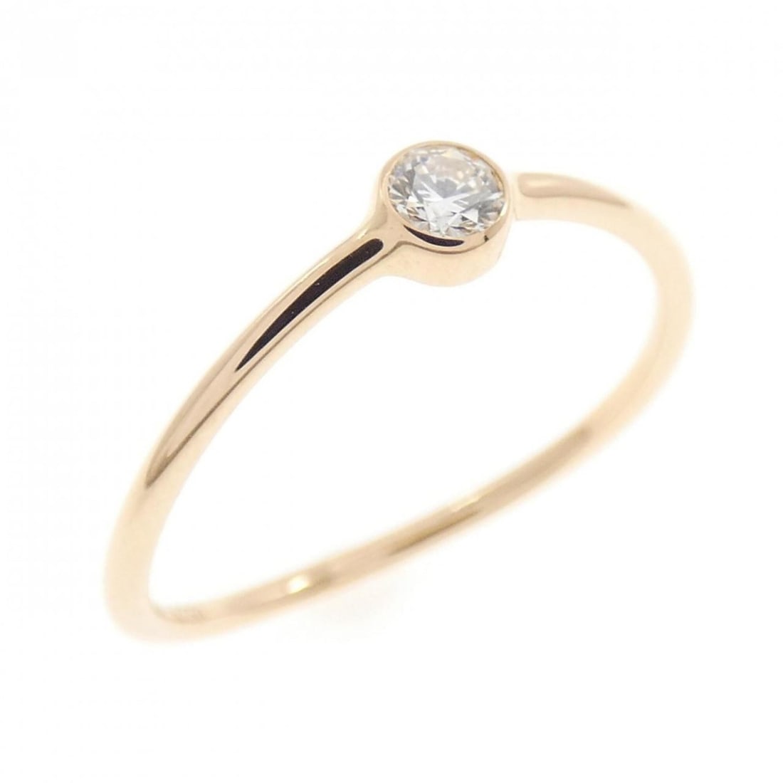 Tiffany Wave Single Row Ring: --- Catalog ---Category: SizeJP Size: 7.5US Size: 4Category: DesignType: Band ringStone: DiamondGender: WomenMaterial: Pink gold (18K)Category: GeneralMPN: 60016977Brand: Tiffany--- Item List