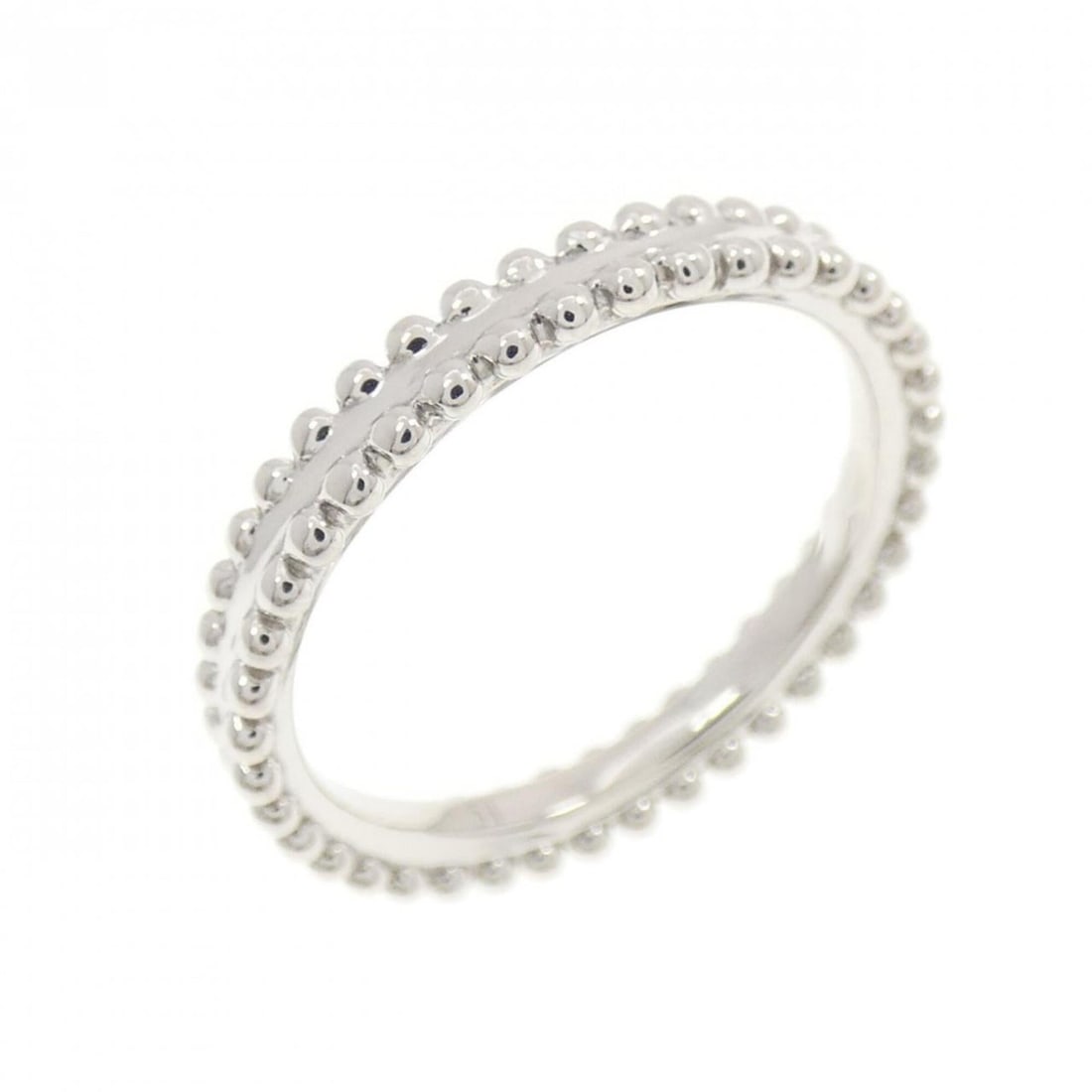 Van Cleef & Arpels Ester Ring: --- Catalog ---Category: SizeUS Size: 6Brand Size: 51Category: DesignType: Band ringGender: WomenMaterial: Platinum 950Category: GeneralMPN: VCARN59B00Brand: Van Cleef & Arpels--- Item List ---Section