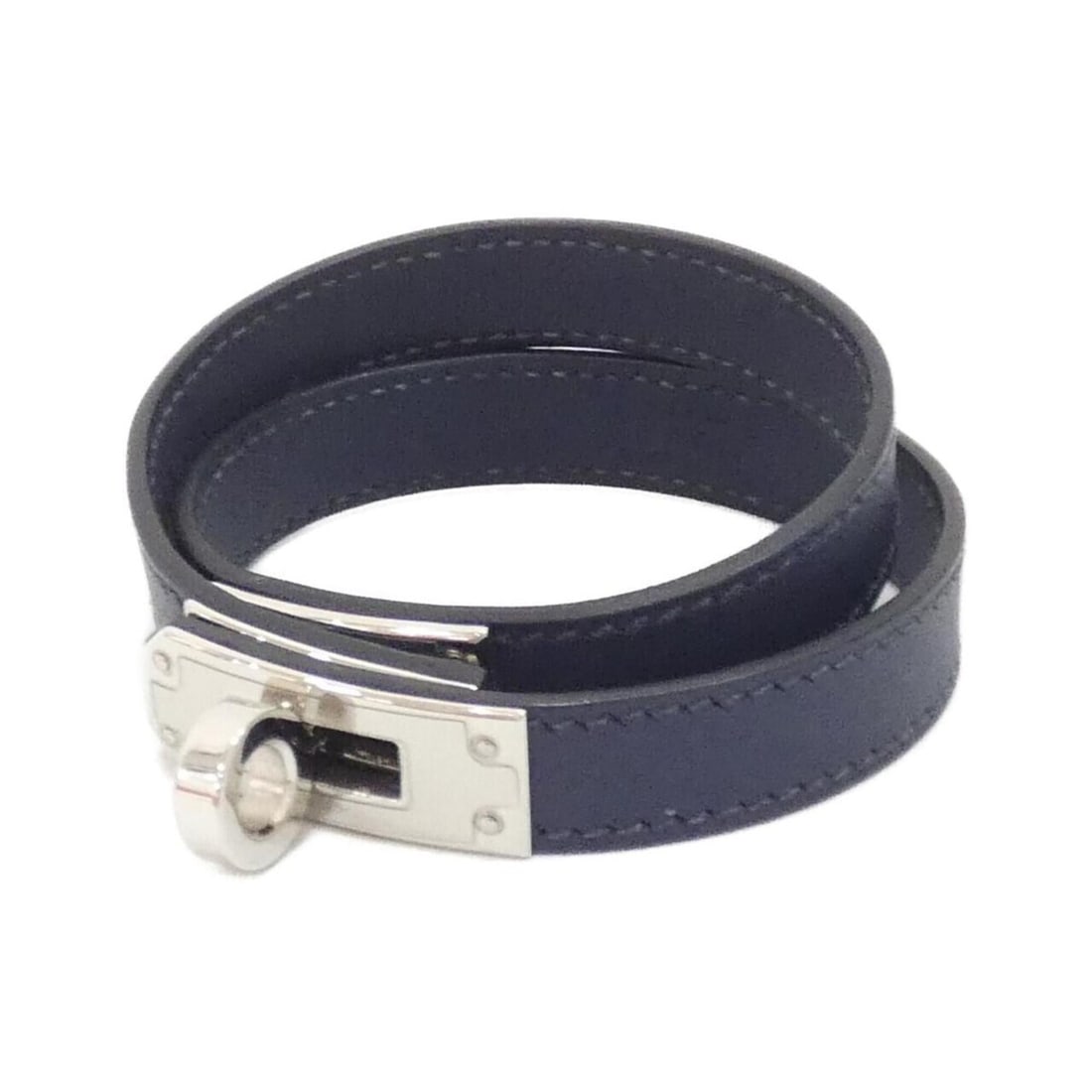 Hermes Hermès Kelly Double Tour 500068FK Bracelet: --- Catalog ---Category: SizeLength: 40cm / 15.74''Category: DesignType: Charm braceletColor: Blue, NavyGender: Men,WomenMaterial: Swift leatherCategory: GeneralMPN: 500068FKBrand: Hermes--- Item List