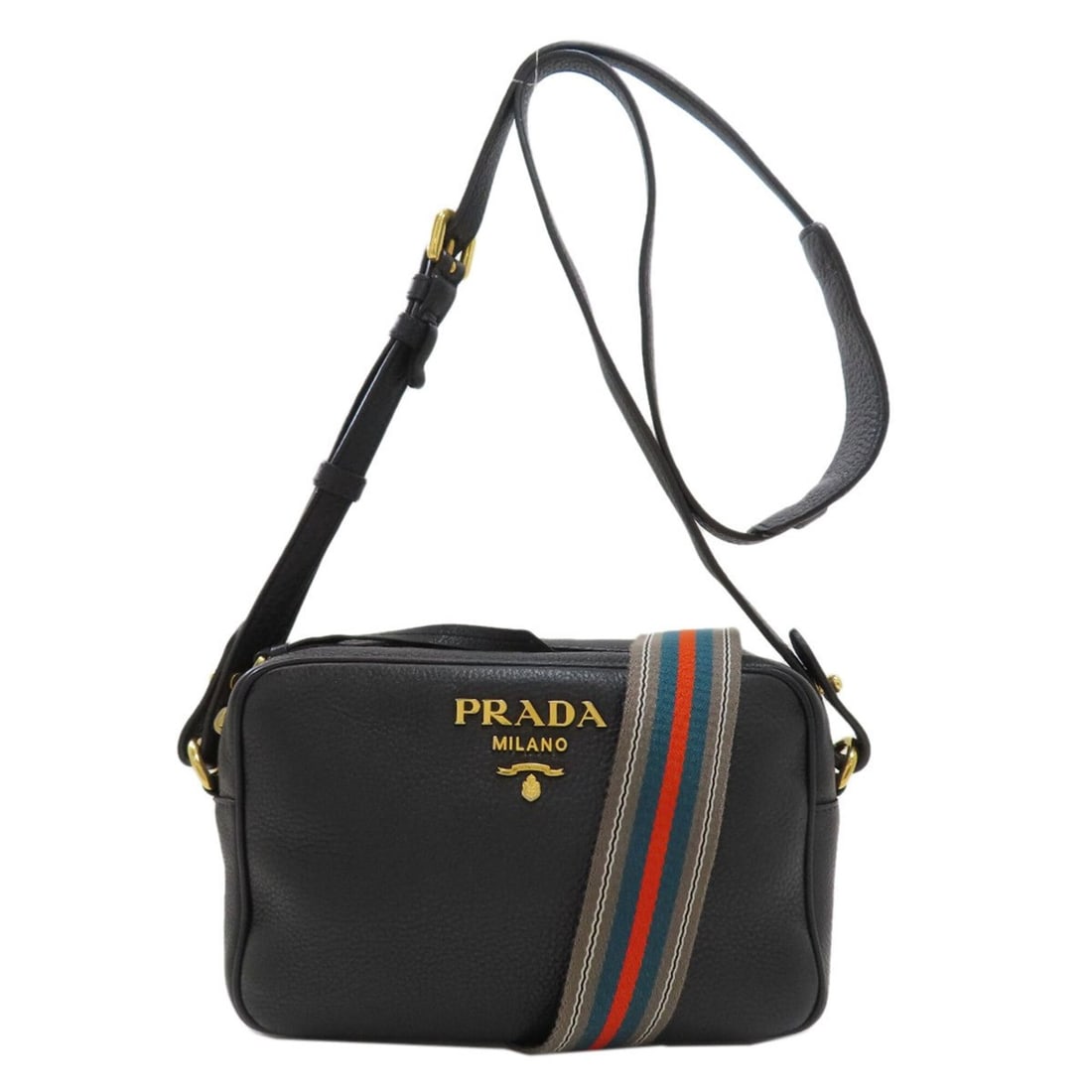 Prada 1BH093 Logo Shoulder Bag, Calfskin, Women's PRADA (1 of 18)