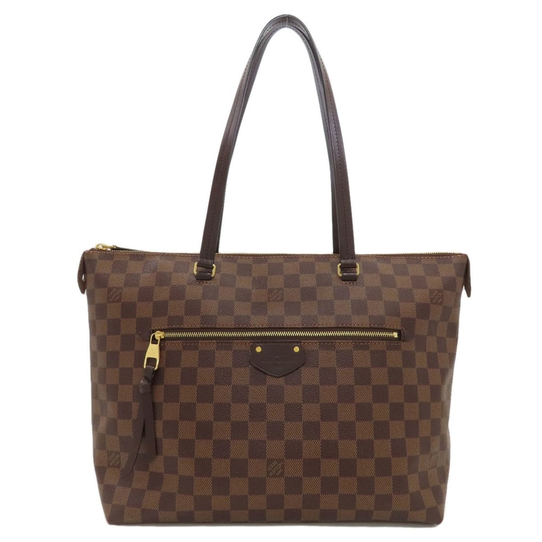 Louis Vuitton N41013 Iena MM Tote Bag, Damier Canvas, Women's LOUIS VUITTON: --- Catalog ---Category: SizeSize (HxWxD): 27cm x 31cm x 16.5cm / 10.62'' x 12.2'' x 6.49''Category: DesignType: Tote bagColor: Damier Canvas, EbeneGender: WomenMaterial: Damier Canvas Category: Gener